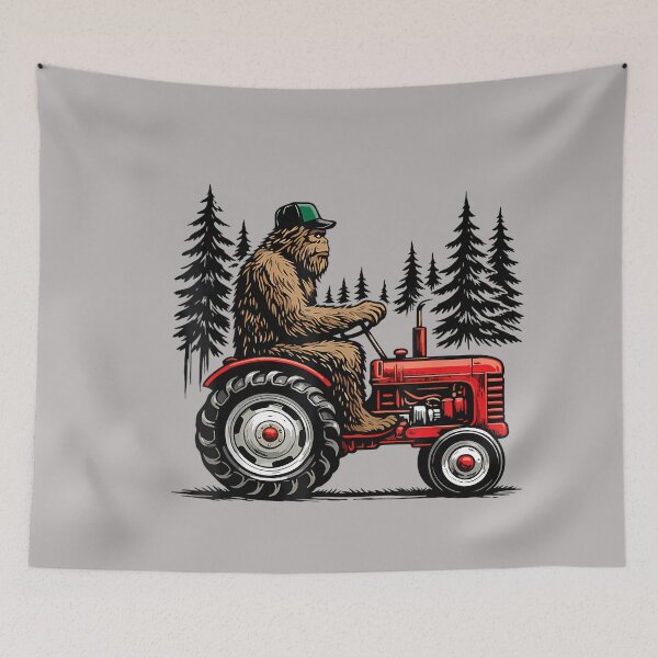 Item preview, Bigfoot Tractor Farming Funny Farmer Sasquatch Lovers designed and sold by GreggRoss.