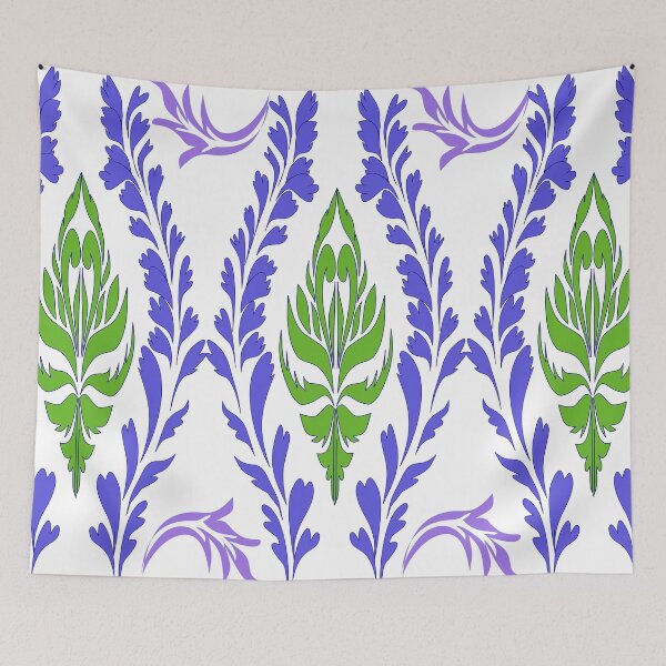 Item preview, Elegant Botanical Seamless Pattern with Ornamental Leaves and Floral Motifs designed and sold by Ei-Ei.