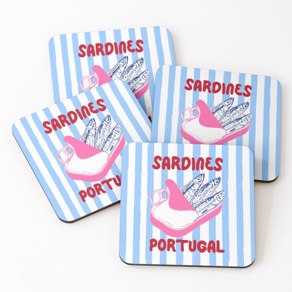 Item preview, Sardines Portugal Coastal Stripes Mediterranean Summer designed and sold by MaiZephyr.