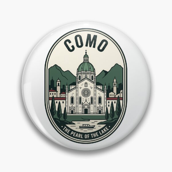 Item preview, Lake Como Italy Vintage Travel Badge designed and sold by k3rstman1.
