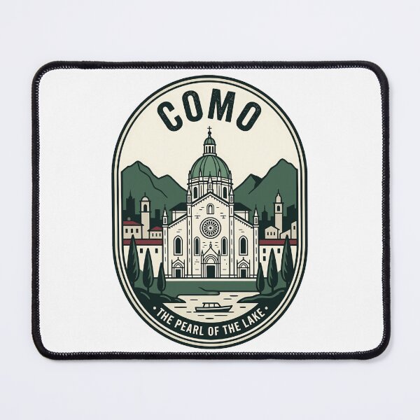 Item preview, Lake Como Italy Vintage Travel Badge designed and sold by k3rstman1.