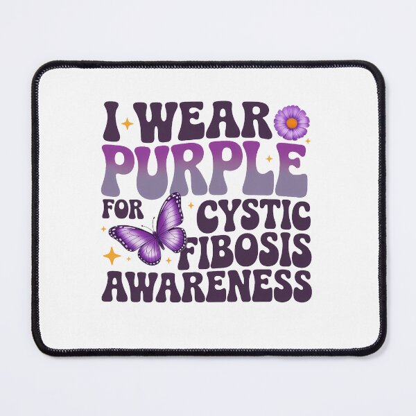 Item preview, Cystic Fibrosis Awareness I wear Purple For Cystic Fibrosis Print designed and sold by sailorjessiArt.