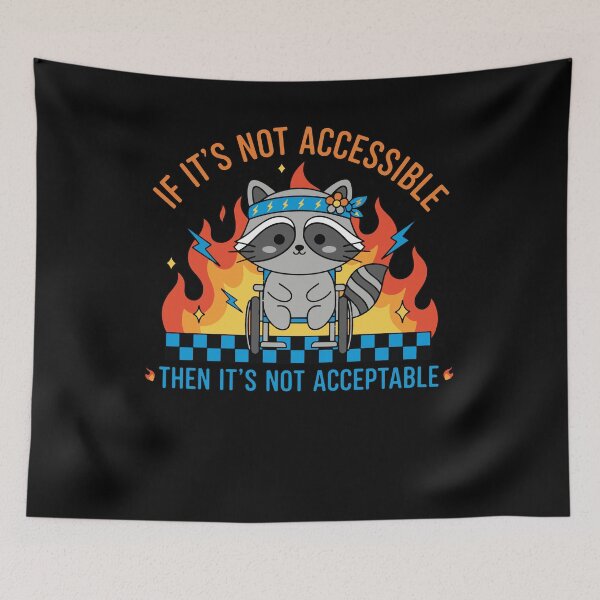 Item preview, Disability Awareness If Its Not Accessible designed and sold by LuminOrb.