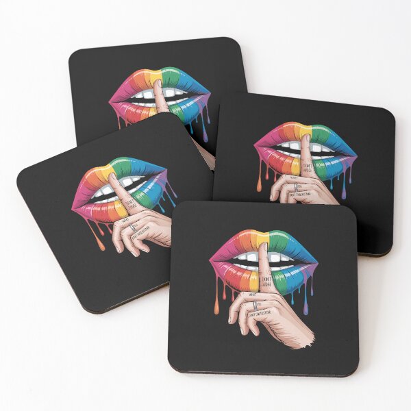 Item preview, Don't Judge What You Don't Understand LGBT Gay Pride Lips designed and sold by sailorjessiArt.