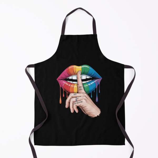 Item preview, Don't Judge What You Don't Understand LGBT Gay Pride Lips designed and sold by sailorjessiArt.