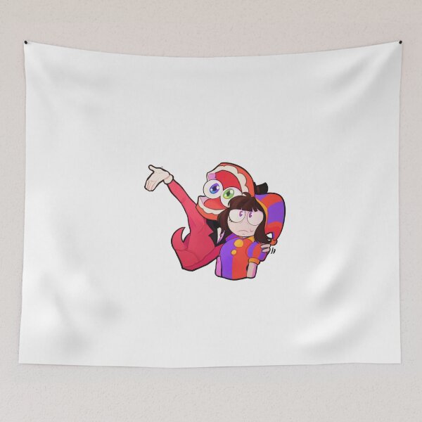 Item preview, Caine and Pomni  designed and sold by secrettps.