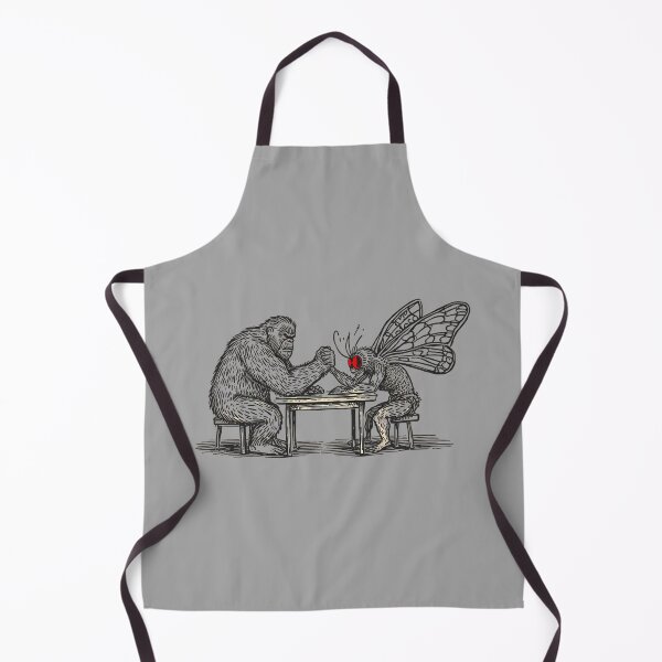 Item preview, Bigfoot vs Mothman Funny Cryptid Arm Wrestling for Men Women designed and sold by GreggRoss.