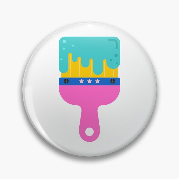 Item preview, Cute paintbrush with paint drips for back to school art and creativity designed and sold by nuchz.