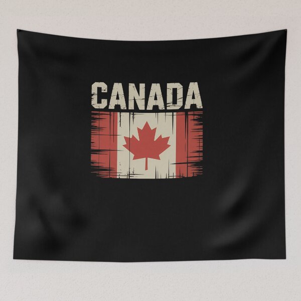 Item preview, Canada Flag Distressed Maple Leaf Patriotic designed and sold by sailorjessiArt.