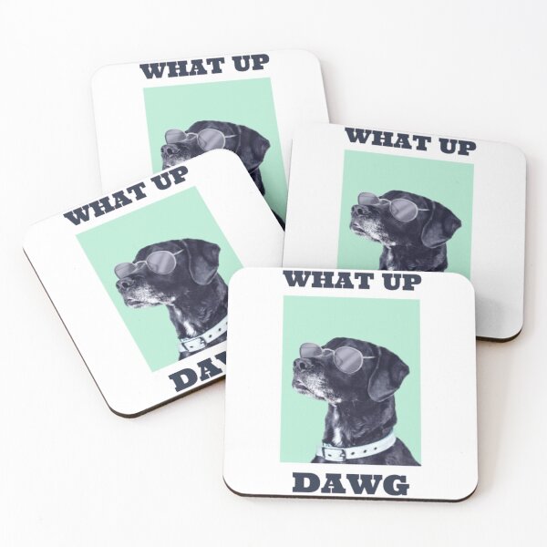 Item preview, WHAT UP DAWG - Cool Black Lab in Sunglasses designed and sold by GenZFashion000.