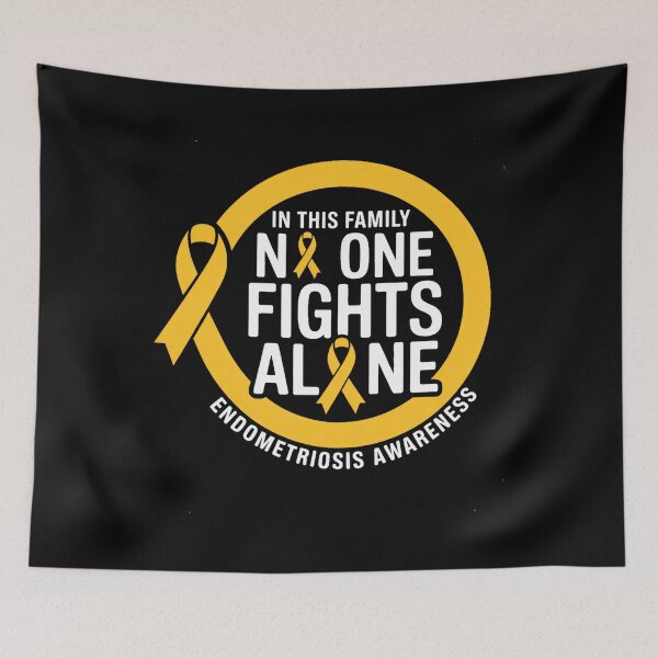 Item preview, Endometriosis Awareness Yellow Ribbon designed and sold by sailorjessiArt.