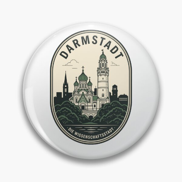 Item preview, Vintage Darmstadt Germany City of Science Badge designed and sold by k3rstman1.