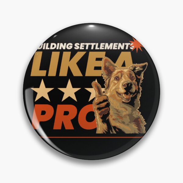 Item preview, Building Settlements Like A Pro - Funny Gaming Dog designed and sold by GenZFashion000.