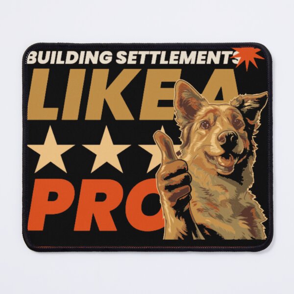 Item preview, Building Settlements Like A Pro - Funny Gaming Dog designed and sold by GenZFashion000.