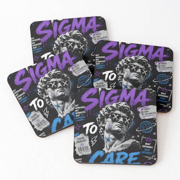 Item preview, Too Sigma To Care designed and sold by DCdigitalgrowth.