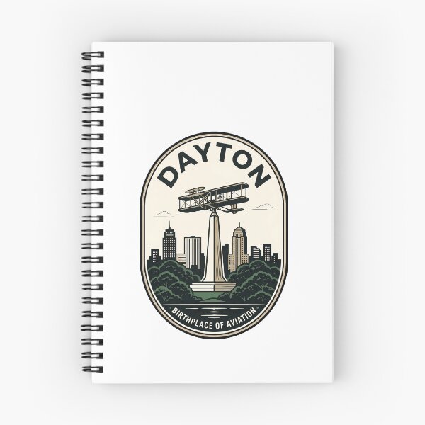 Item preview, Vintage Dayton Ohio Birthplace of Aviation Skyline designed and sold by k3rstman1.