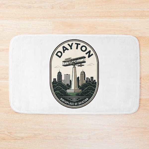 Item preview, Vintage Dayton Ohio Birthplace of Aviation Skyline designed and sold by k3rstman1.