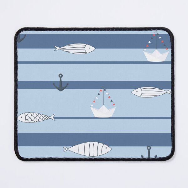 Item preview, marine design with fishes designed and sold by Olyanazh.