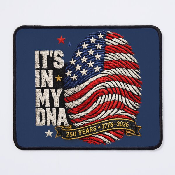 Item preview, Its in my DNA USA flag fingerprint - America 250th anniversary designed and sold by Youngkev-arts.