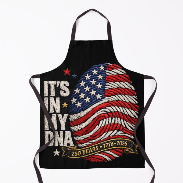 Item preview, Its in my DNA USA flag fingerprint - America 250th anniversary designed and sold by Youngkev-arts.