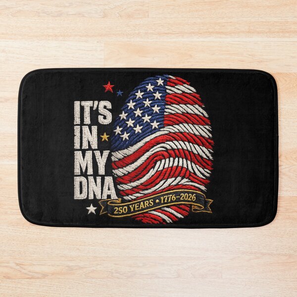 Item preview, Its in my DNA USA flag fingerprint - America 250th anniversary designed and sold by Youngkev-arts.