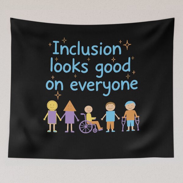 Item preview, Disability Awareness Inclusion Looks Good designed and sold by LuminOrb.
