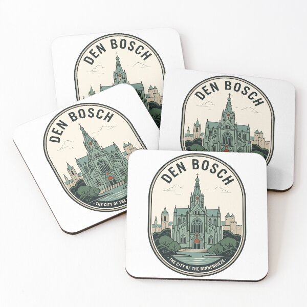 Item preview, Den Bosch Netherlands Vintage Travel Badge designed and sold by k3rstman1.
