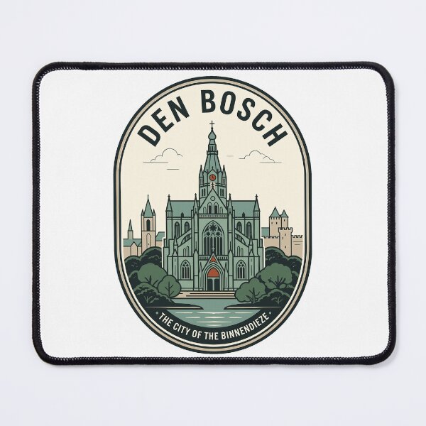 Item preview, Den Bosch Netherlands Vintage Travel Badge designed and sold by k3rstman1.