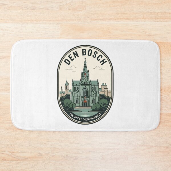 Item preview, Den Bosch Netherlands Vintage Travel Badge designed and sold by k3rstman1.