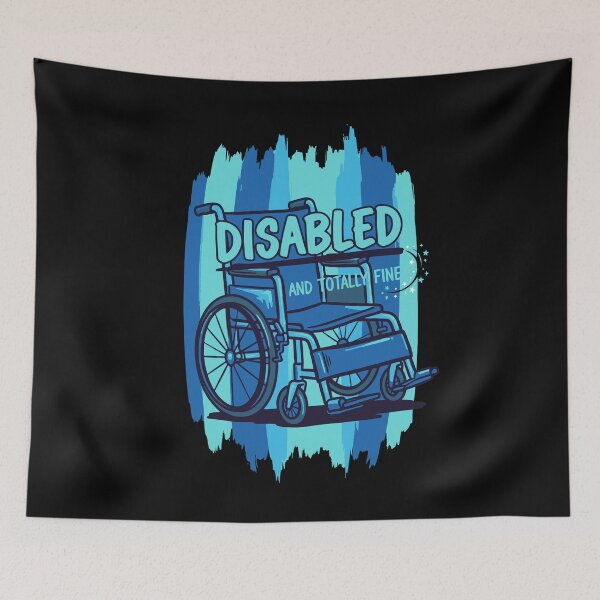 Item preview, Disability Awareness Disabled And Totally Fine designed and sold by LuminOrb.