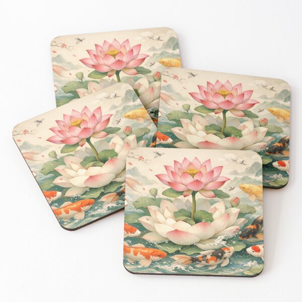 Item preview, Lotus and Koi Harmony designed and sold by Sigtrix.