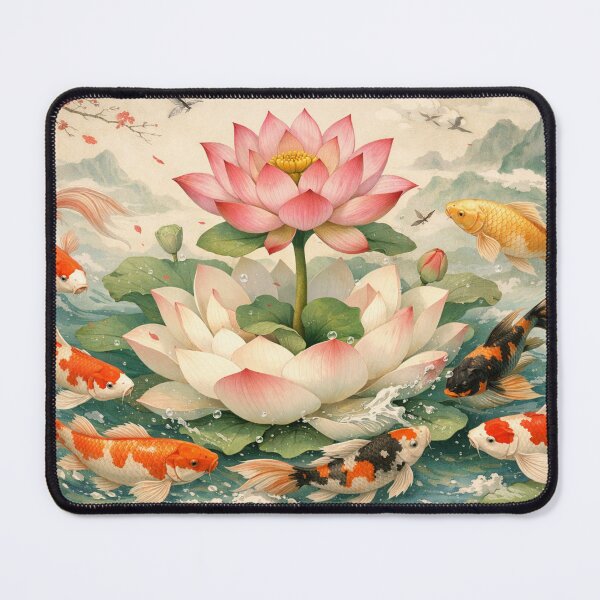 Item preview, Lotus and Koi Harmony designed and sold by Sigtrix.
