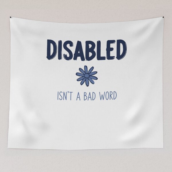Item preview, Disability Awareness Disabled Isn't A Bad Word designed and sold by LuminOrb.
