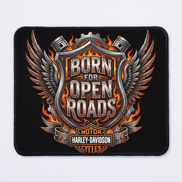 Item preview, Harley Davidson Born For Open Roads Custom Bike Streetwear Design designed and sold by enzoade.