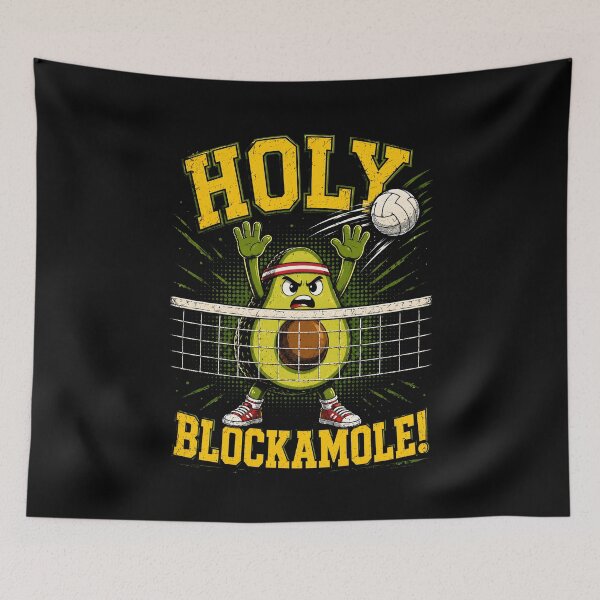 Item preview, Holy Blockamole Volleyball designed and sold by zoes-ink.