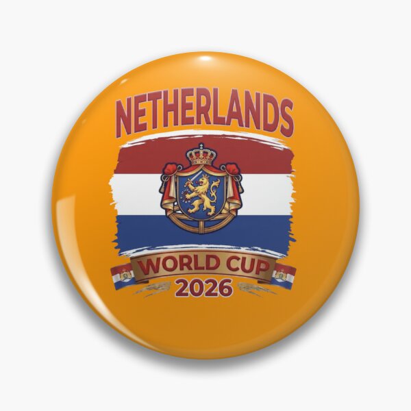Item preview, Netherlands World Cup 2026 Coat of Arms Football Design designed and sold by  The Midnight Library - Book Lover Gifts & Kindle Accessories.