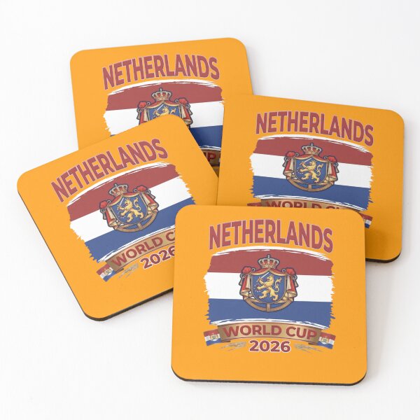 Item preview, Netherlands World Cup 2026 Coat of Arms Football Design designed and sold by  The Midnight Library - Book Lover Gifts & Kindle Accessories.