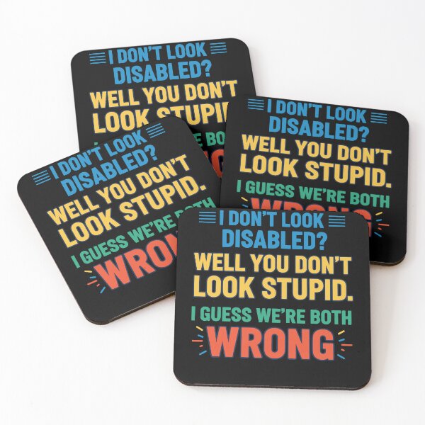 Item preview, Disability Awareness Dont Look Disabled designed and sold by LuminOrb.
