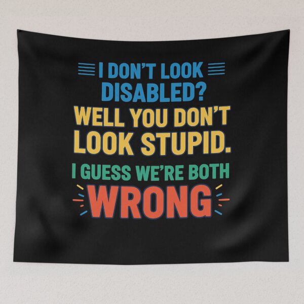Item preview, Disability Awareness Dont Look Disabled designed and sold by LuminOrb.