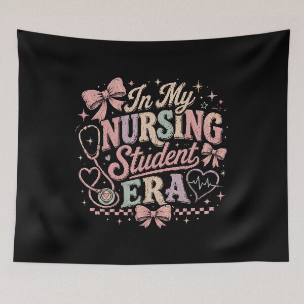 Item preview, In My Nursing Student Era Coquette Retro Classic T-Shirt  designed and sold by podlook.