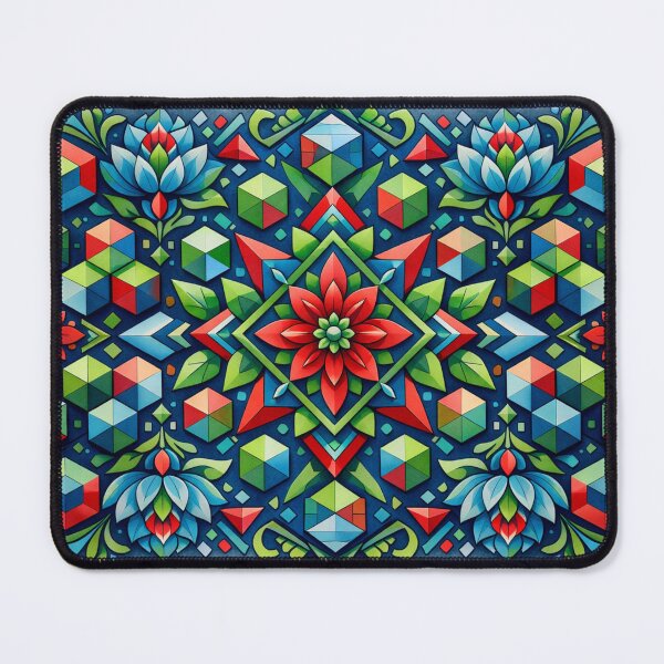 Item preview, Geometric floral harmony designed and sold by Sigtrix.