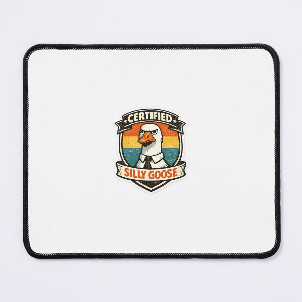 Item preview, Funny Certified Silly Goose Retro Badge designed and sold by ice shop delights.