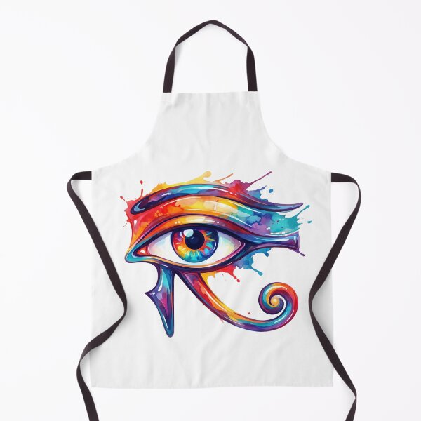 Item preview, Vibrant Eye of Horus: Colorful Watercolor Egyptian Protection Symbol designed and sold by GulfSignature.