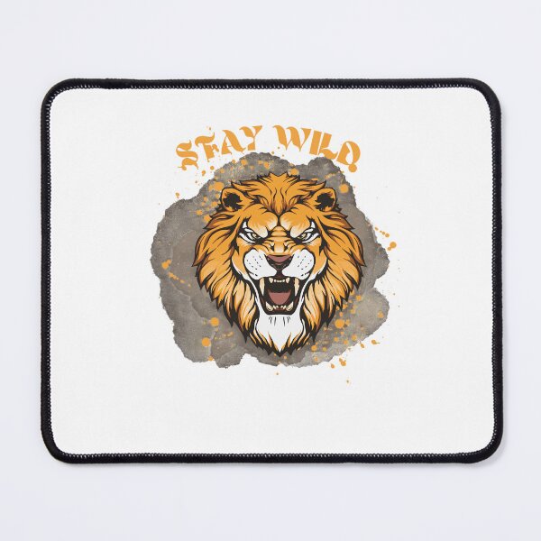 Item preview, Stay Wild Lion Vintage Retro Graphic Tee | Fierce Wildlife Streetwear Design designed and sold by Contam_ZY.