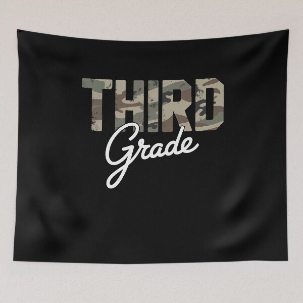 Item preview, Camo Third Grade Boy Hello 3rd Grade Students Teachers designed and sold by sailorjessiArt.