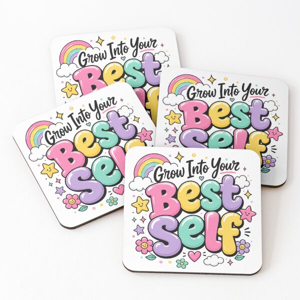 Item preview, Pastel Rainbow Self Growth Quote designed and sold by the-dovlat.