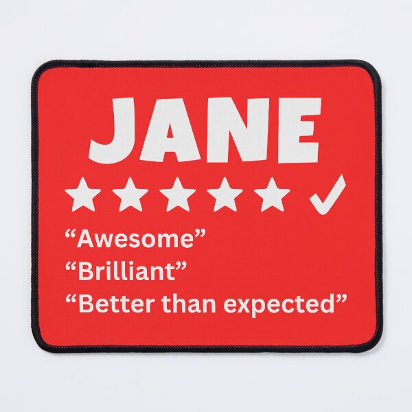 Item preview, Jane Review designed and sold by glowdesigns.
