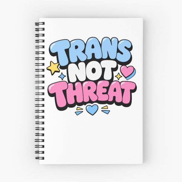 Item preview, TRANS NOT THREAT – Cute 90s Pop Art designed and sold by HumanMess.