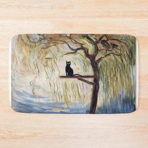 Item preview, Cat Perched on a Tree Branch designed and sold by lautir.