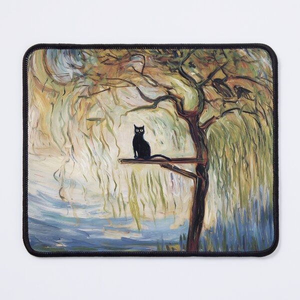 Item preview, Cat Perched on a Tree Branch designed and sold by lautir.